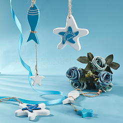 Деревянные подвески в средиземноморском стиле&nbsp;WOOD-PH0009-25