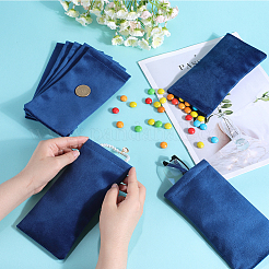 8шт. прямоугольный бархатный со стальным футляром для очков&nbsp;ABAG-BBC0001-15D