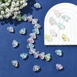 35pcs 7 Farben transparente Acrylperlen&nbsp;MACR-CJ0002-43