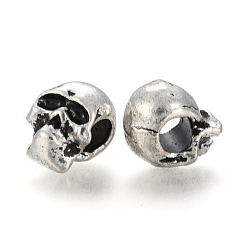 Европейские сплавочные бусины тибетского стиля  PALLOY-P184-12AS-RS