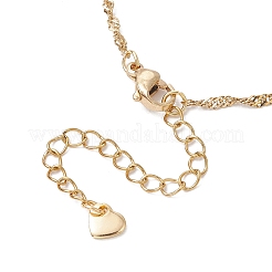 Изготовление браслета-цепочки из сингапурской нержавеющей стали 304&nbsp;AJEW-JB01306-01