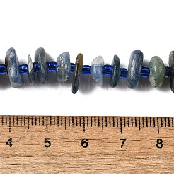 Натуральный кианитовые бисер пряди G-J403-01