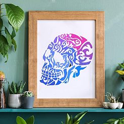 Пластиковые многоразовые шаблоны трафаретов для рисования DIY-WH0172-182