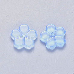 Прозрачные стеклянные шарики с одной лицевой краской GLAA-S190-006B-01