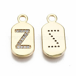 Pendentifs en laiton zircon cubique transparent&nbsp;KK-S360-052Z-NF