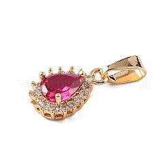 Латунные микро проложить кубического циркония подвески&nbsp;KK-E795-17KCG