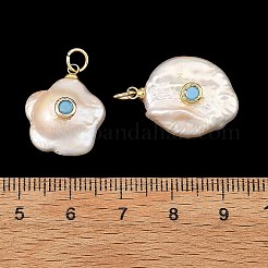 Colgantes de perlas keshi barrocas naturales&nbsp;PALLOY-JF06005