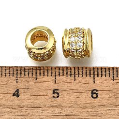 Латунь микропаве прозрачный кубический цирконий европейский бисер ZIRC-I070-096G