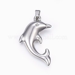 Pendentif en acier inoxydable 304 résistant au ternissement&nbsp;STAS-O104-14P