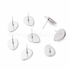 Фурнитура для сережек-гвоздиков из нержавеющей стали марки 304&nbsp;STAS-P198-24