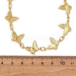 Женские ожерелья-цепочки в форме бабочек из нержавеющей стали 304&nbsp;NJEW-G178-16G