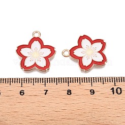 Подвески из эмалевого сплава с покрытием из легкого золота&nbsp;PALLOY-N176-28D-RS