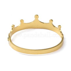 Браслет с кристаллами и стразами в форме короны BJEW-M313-03B-G