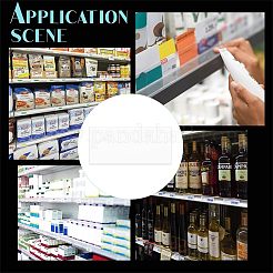 Держатели этикеток для полки из пвх&nbsp;LS-FIND-WH0038-08