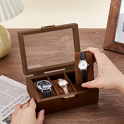 Boîtes d'emballage de montres en bois&nbsp;CON-WH0089-134