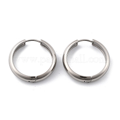 201 серьги-кольца из нержавеющей стали&nbsp;LS-EJEW-P304-15A-P