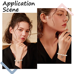 32 шт. 4 вида экологически чистых латунных бусин&nbsp;KK-BBC0009-72G