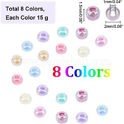 120 г 5 стиля 12/0 имитация нефрита стеклянные бусины&nbsp;SEED-NB0001-87