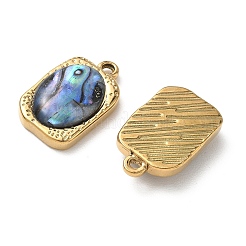 Natur Paua Muschel Anhänger&nbsp;STAS-G397-02G-02