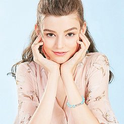 6 комплект из 2-х цветных латунных застежек с микропаве из кубического циркония&nbsp;KK-FH0002-32