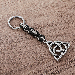 Portachiavi triqueta in acciaio inox 304&nbsp;LS-GS1230
