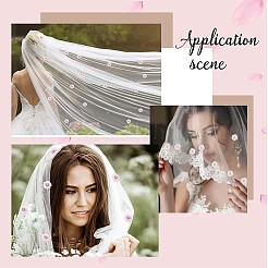 20 шт. 10-цветные аппликации из ПВХ с пайетками в форме цветка DIY-GF0007-07