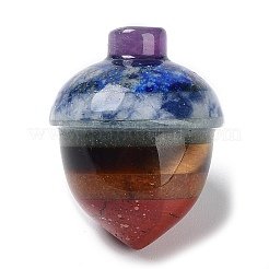 Бусы из желудей из драгоценных камней чакры G-H288-02