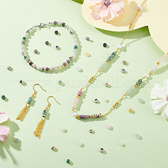 Природного нефрита нитей бисера G-NB0001-80