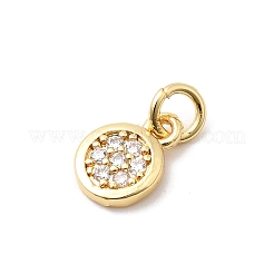 Латунные микро проложить кубического циркония подвески KK-Z135-06G