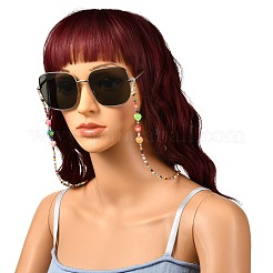 Стеклянные бусины цепочки для очков AJEW-EH00383-04