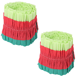 Гирлянда ручной работы из рулона гофрированной бумаги&nbsp;DIY-WH20063-016B