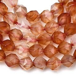 Натуральный красный агат бисер нитей&nbsp;G-Z119-A02-01