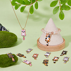 42 шт. 7 стильные подвески из светлого золота с покрытием из сплава эмали&nbsp;FIND-DC0003-41