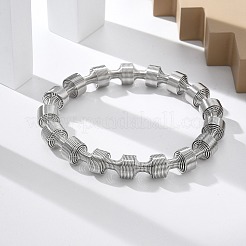304 Edelstahl Stretch-Armreifen für Damen&nbsp;LS-BJEW-P315-02H-P