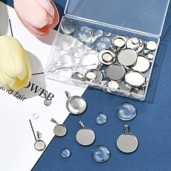 Наборы для изготовления подвесок из нержавеющей стали 304 своими руками&nbsp;DIY-FS0008-83