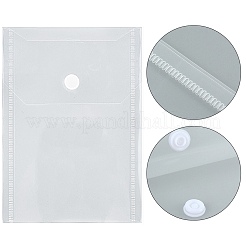 Прозрачные пластиковые конверты папки&nbsp;AJEW-DJ0004-59C