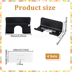 Полки для ванной из полипропилена&nbsp;DIY-WH0888-564B