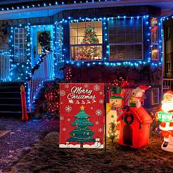 2шт 2 стиля садовый флаг AJEW-SZ0001-72A