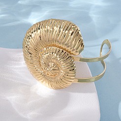 Браслеты-манжеты из сплава и железа для женщин&nbsp;LS-BJEW-F501-04C-KCG