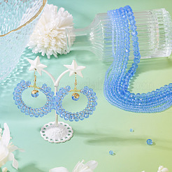 6 нити 6 стилей стеклянных бусин нити&nbsp;EGLA-TA0013-21C