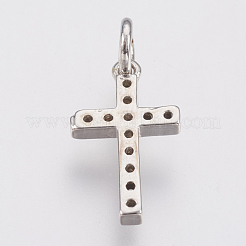 Латунные микро проложить кубического циркония подвески ZIRC-F083-008P-RS