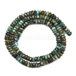 Hebras de cuentas de turquesa africana natural (jaspe)&nbsp;GG-CBAE4D4-A06-01