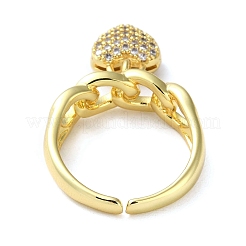 Покрытие стойки латунные циркониевые открытые манжеты RJEW-K249-22G