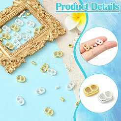 Наборы для самостоятельной сборки латунных наконечников для шнуров и силиконовых подвесок-слайдеров&nbsp;KK-CJ0003-51