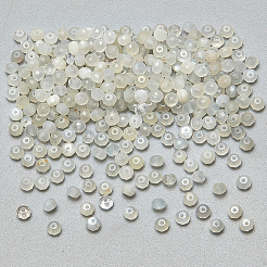 2 нити бусин из натурального белого лунного камня G-NB0005-78