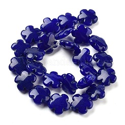Synthetische weiße Jade Perlen Stränge&nbsp;G-N353-10A-01