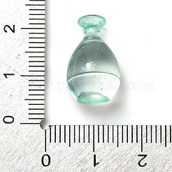 樹脂製磁器の花瓶ミニチュア装飾品  小道具の装飾を装ったマイクロランドスケープガーデンドールハウスアクセサリー  ボトル  18x11x11mm&nbsp;AJEW-Q009-01D
