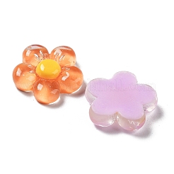 Кабошоны из полупрозрачной смолы X-RESI-H155-01