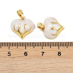 Латунь эмаль подвески&nbsp;KK-F908-03G-02