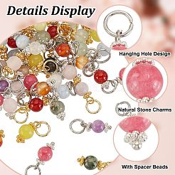 144шт 24 стиля натуральные подвески из драгоценных камней&nbsp;PALLOY-GO00024